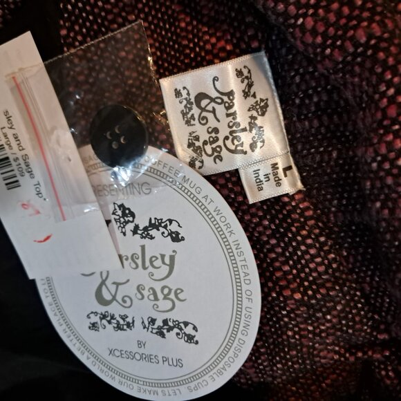 Parsley & Sage size L business jacket\coat, NEW WITH TAGS - Picture 5 of 5